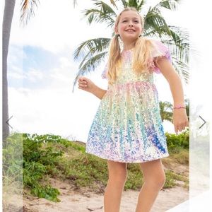Lola + the Boys Sequin Ombré Dress